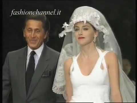 SHARON STONE Exclusive Wedding Dress closing Valentino SS1994