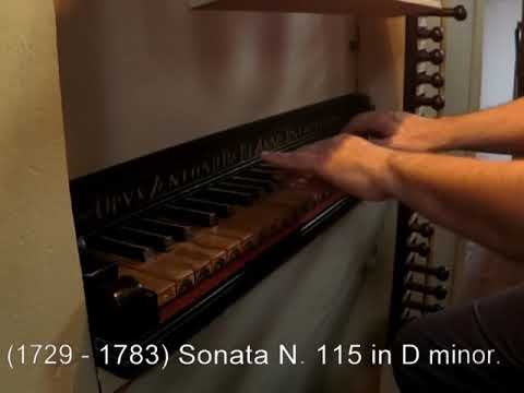 Soler Padre Antonio (1729 - 1783) Sonata N. 115 in D minor. Organista: Sandro Carnelos.