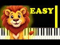Little Baby Bum Going On A Lion Hunt Piano Tutorial