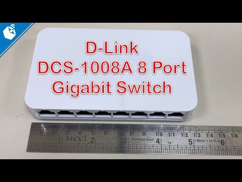 D-link dgs-1008a 8 port gigabit switch unboxing and review (...