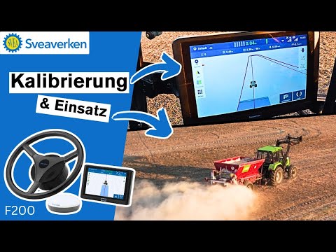 Jetzt wirds ernst! Lenksystem SVEAVERKEN F200 Nachrüsten in alten Traktor Kalibrieren und Einsatz