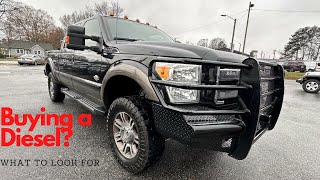 What to Look For When Buying a Used Diesel Truck