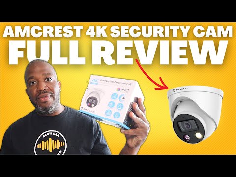 Amcrest 4k Security Camera Review | 8 Megapixel PoE | FULL REVIEW
