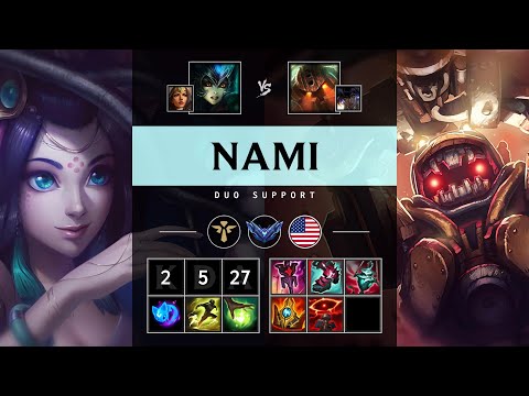 Nami Support vs Nautilus - NA Diamond Patch 25.12