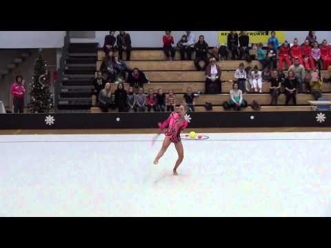 Sofia Nikitina LAT  clubs  Nord Christmas Cup 2013