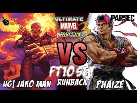 UMVC3 Parsec FT10 Set Runback - UG| Jako Man VS Phaize