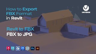 How to export FBX Format in Revit | Revit to FBX | FBX to JPG