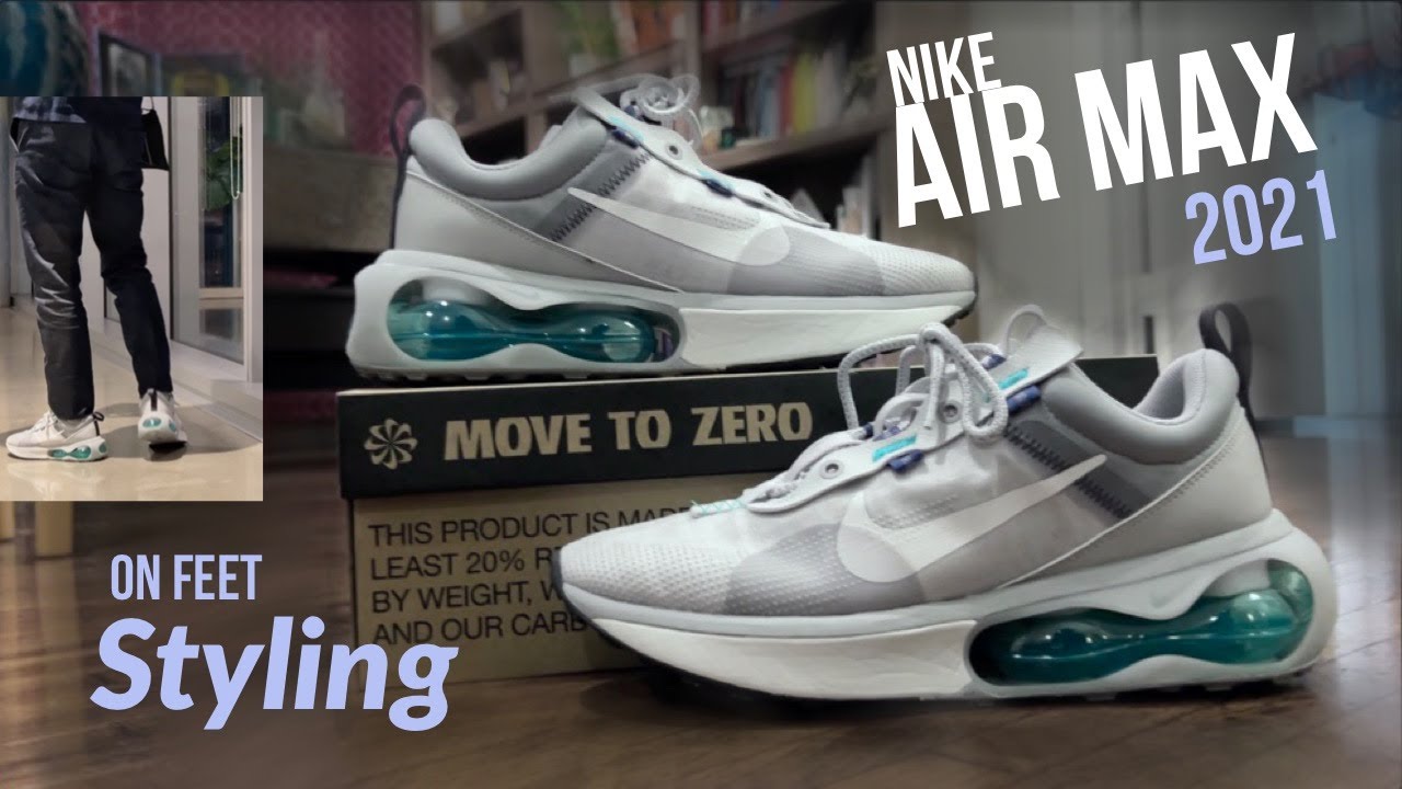 Watch video Styling NIKE AIR MAX 2021 (Photon Dust/Clear Emerald/Grey Fog/Summit White) – ON FEET Now Styling NIKE AIR MAX 2021 (Photon Dust/Clear Emerald/Grey Fog/Summit White) – ON FEET