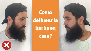 Como delinear la barba en casa