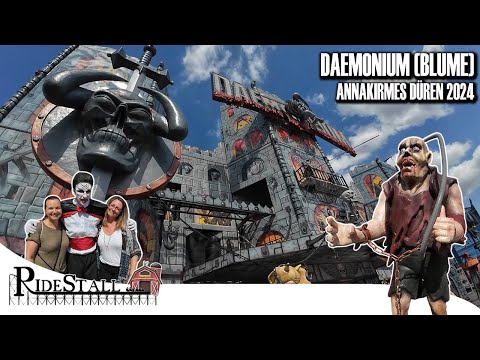 Daemonium (Blume) - große & beeindruckende Geisterbahn, aber... Annakirmes Düren 2024 | POV Onride