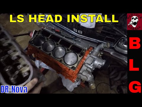 LS ENGINE CYLINDER HEAD INSTALLATION