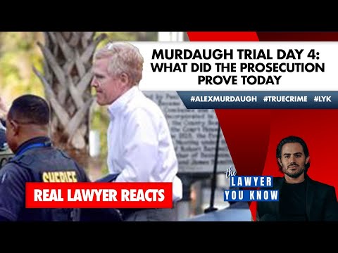 LIVE! Real Lawyer Reacts: #Murdaugh Trial Day 4: What Did The Prosecution Prove Today?