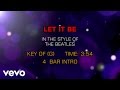 The Beatles - Let It Be (Karaoke) 