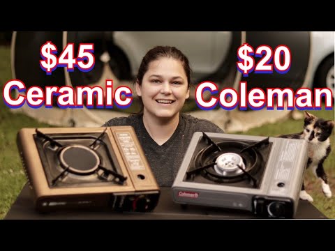 Coleman Butane Stove vs Ceramic Infrared NTK Alpha-T Camping Stove