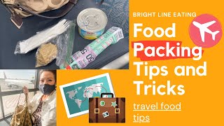 What Bright Line Eating food I pack for travel in my carry on purse into an airport