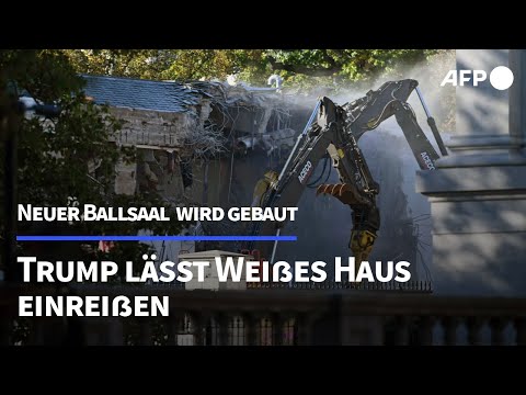 Trump lässt Weißes Haus einreißen – für neuen Ballsaal | AFP