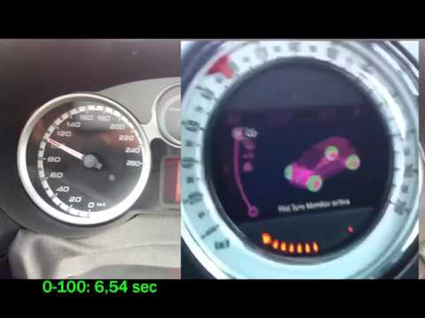 MiTo QV 195 hp vs MINI Cooper S 184 hp 0-160