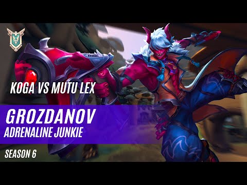GROZDANOV KOGA VS MUTU LEX PALADINS COMPETITIVE (SEASON 6) ADRENALINE JUNKIE