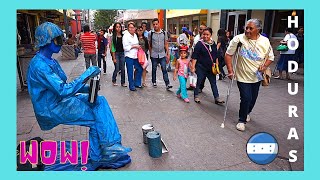 HONDURAS: BLUE street performers of TEGUCIGALPA #travel #honduras