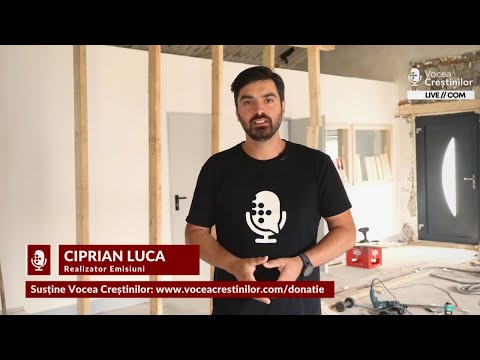 Anunț Proiect Vocea Creștinilor | Ciprian Luca