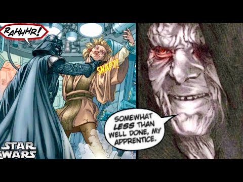 Why Palpatine was ANGERED by Vader Brutally Killing a Jedi Order 66 Survivor! (Legends)