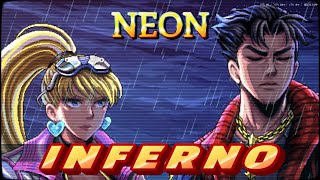 【NEON INFERNO】ネオンインフェルノ リプレイモードでの練習の成果(夜を焦がす熱)アーケードレベル#001