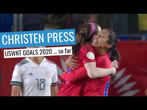 Christen Press Goals USWNT 2020 (so far)