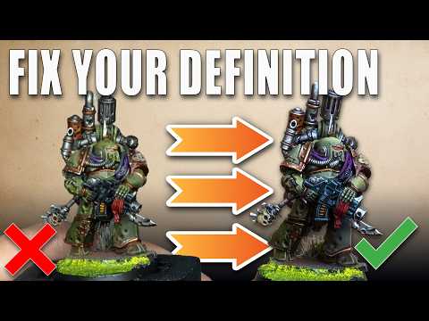 Transform Your Miniatures with Dark Lining & Edge Highlights!