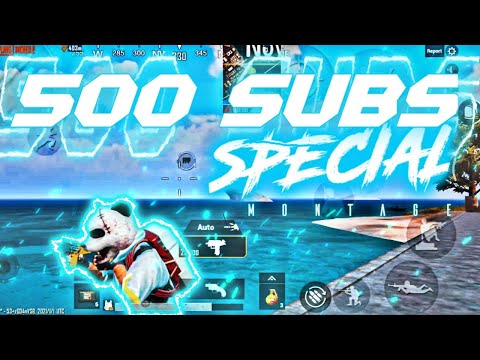 500 SUBSCRIBERS SPECIAL MONTAGE || LOVE YOU ALL ❤️🥺 || MDX PANDA GAMING•🇮🇳