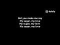 Otile Brown Ft Nadia Mukami My Sugar Lyrics