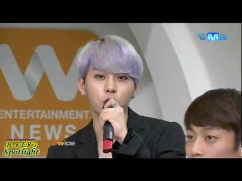 [Spotlight] 120823 Mnet wide - Junhyung Cut (매력+활동계획)