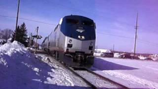 preview picture of video 'Amtrak in tomah'