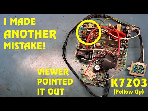 13" K7203 Arcade Monitor Repair - Wrong HOT UPDATE - My Amateur Status Strikes Again