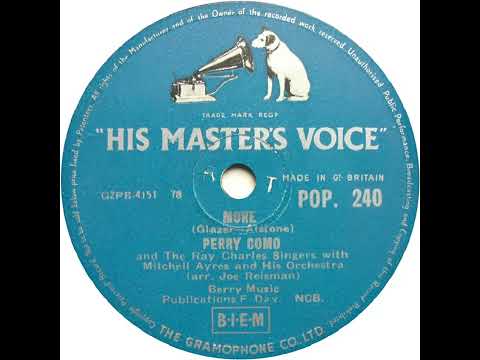 UK New Entry 1956 (142) Perry Como - More