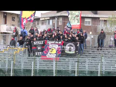 L'Aquila tifo in trasferta a Santarcangelo, Lega Pro 2015/16