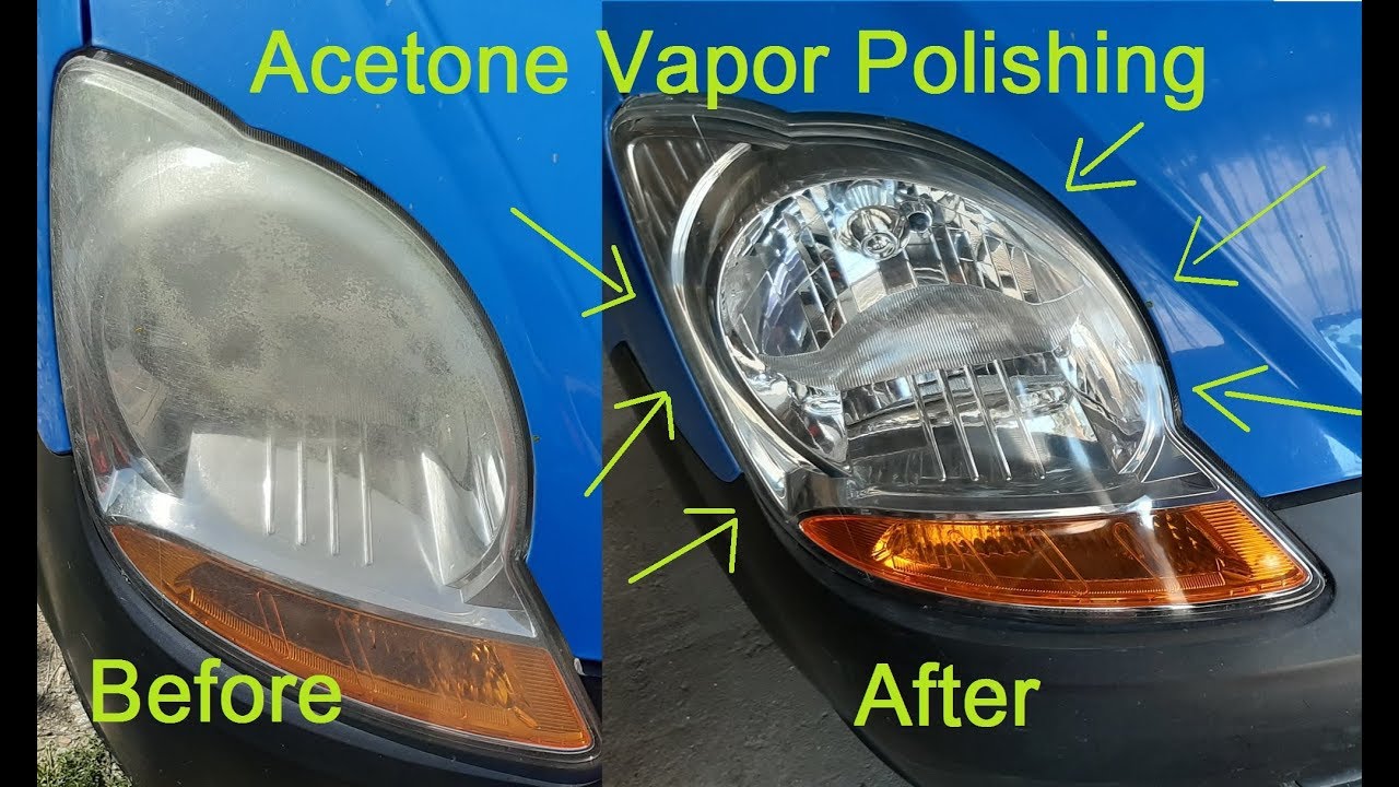 How To Restore Headlights With Acetone Vapor. Very Cheap, Spectacular Results