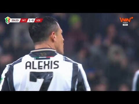 DEBUT Alexis Sanchez UDINESE vs Inter Milan 2024 | Coppa Italia 24-25 | 1080p 60fps