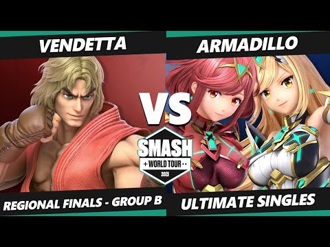 SWT NA East Group B - Vendetta (Ken) Vs. Armadillo (Pyra Mythra) Smash Ultimate Tournament