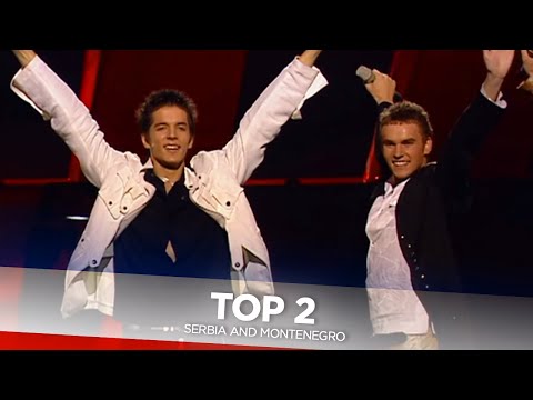 Serbia & Montenegro in Eurovision - My Top 2 (2004-2005)