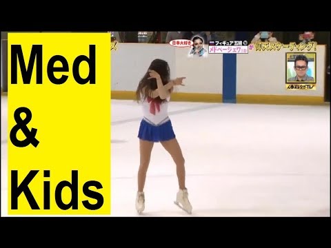 👸 Evgenia MEDVEDEVA - Japan Show with kids & Sailor Moon (04/2018)