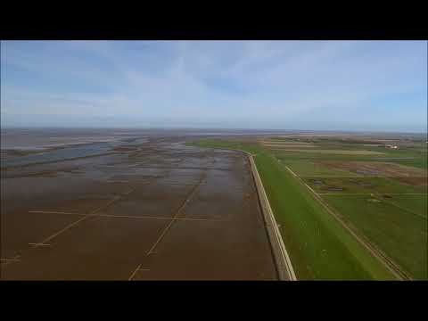 Büsum in Dithmarschen - 17. April 2018 Rundblick über Stinteck und Westerdeichstrich