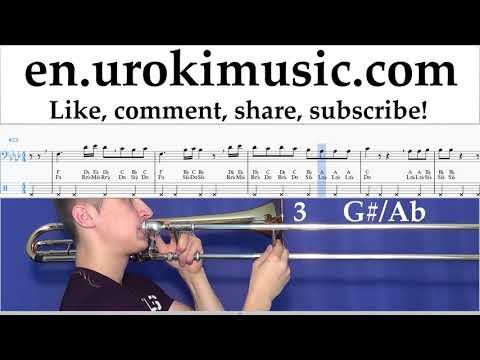 How to Play Trombone Silentó - Watch Me (Whip/Nae Nae) Tabs um-b352