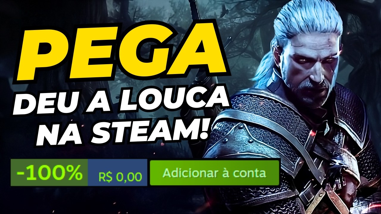 VOA! Jogos GRÁTIS na Steam e Epic, ofertas de Naruto, The Witcher e CAPCOM no festival de Halloween