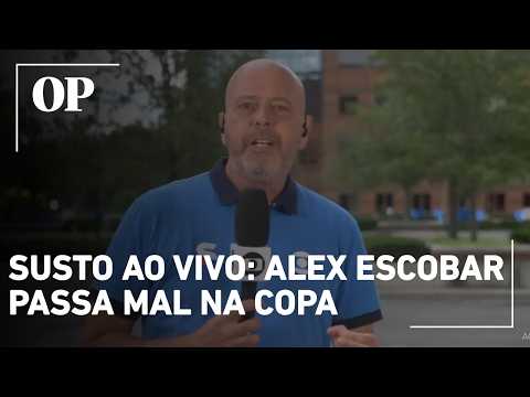 Alex Escobar passa mal ao vivo no Encontro e é levado às pressas para hospital nos EUA