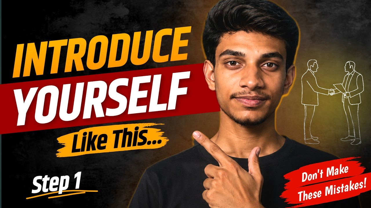 How to Introduce yourself and make a POWERFUL first Impression | Step 1