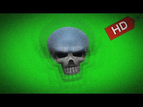 Skull face green screen template | skull face template