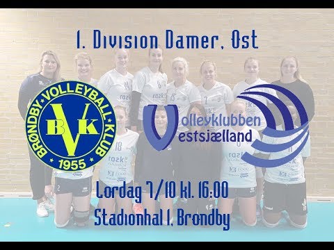 1. Div. Damer, Øst. Brøndby VK.2 - VK Vestsjælland. 7. oktober 2017