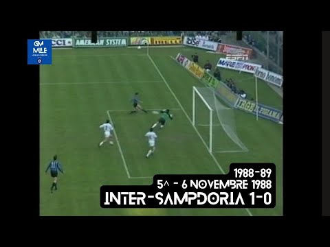 1988-89 (5^ - 06-11-1988) INTER-Sampdoria 1-0 [Berti] ESPN Classic Sport