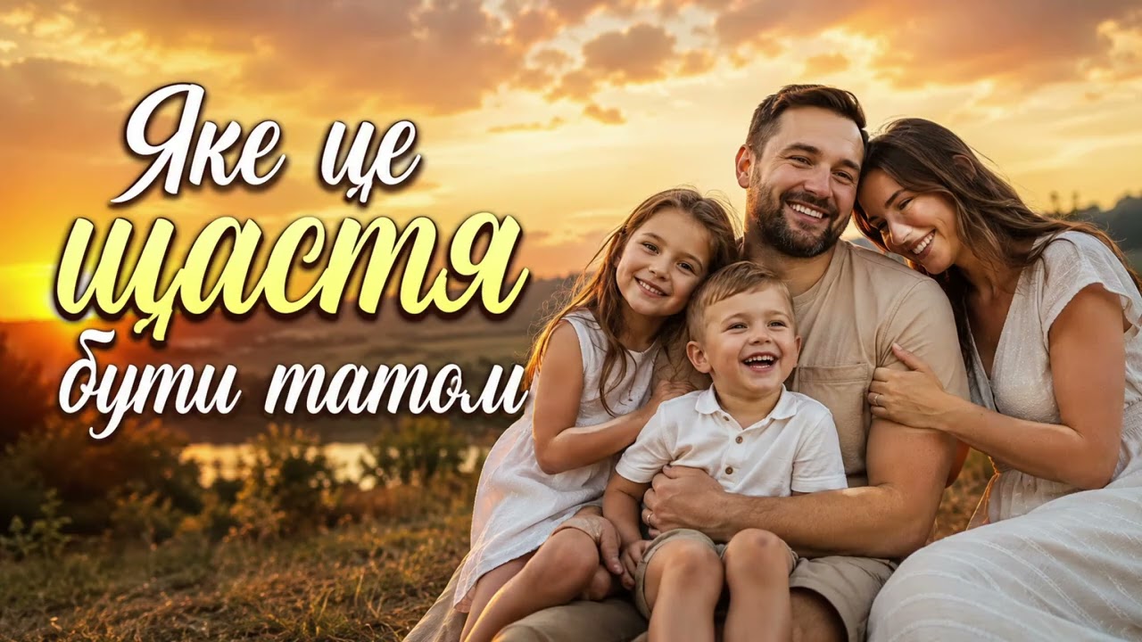 Яке це щастя бути татом — сучасна українська пісня про батьківську любов