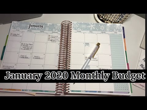 Budget With Me || January 2020 Monthly Budget || 1st Budget of the year